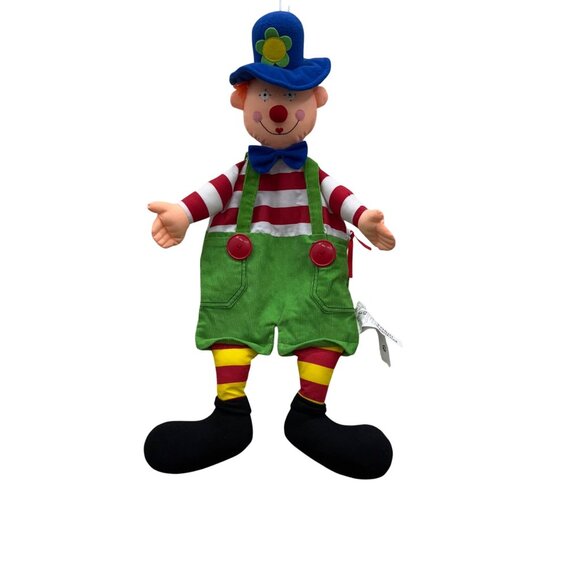 Ikea Tosig Clown Soft Toy With Zip Back Pocket - Picture 1 of 8
